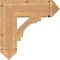 Ekena Millwork Merced Arts & Crafts Smooth Bracket, Western Red Cedar, 5 1/2"W x 20"D x 20"H BKT06X20X20MRC03SWR - alternate 3